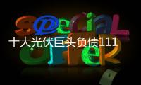 十大光伏巨頭負債1110億元 賽維、尚德或破產,行業資訊