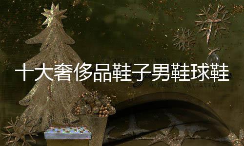 十大奢侈品鞋子男鞋球鞋(奢侈品男鞋品牌大全排名)