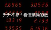 升升不息！看懂葉倫的數(shù)字密碼｜天下雜誌