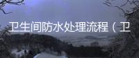 衛生間防水處理流程（衛生間防水處理）