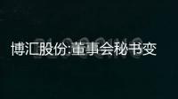博匯股份:董事會秘書變更