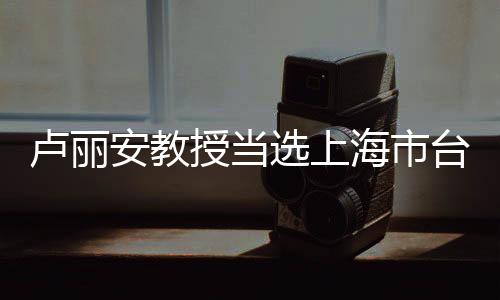 盧麗安教授當(dāng)選上海市臺(tái)灣同胞聯(lián)誼會(huì)第十屆理事會(huì)會(huì)長