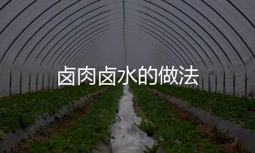 鹵肉鹵水的做法