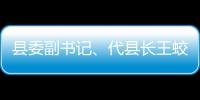 縣委副書記、代縣長王蛟虎調研霓嶼街道