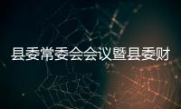 縣委常委會會議暨縣委財(cái)經(jīng)委員會第二次會議召開