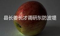 縣長姜長才調研東防波堤建設