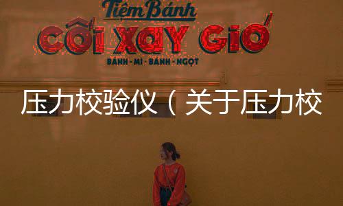 壓力校驗儀（關于壓力校驗儀的基本情況說明介紹）