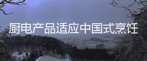 廚電產品適應中國式烹飪 要注重環保標準