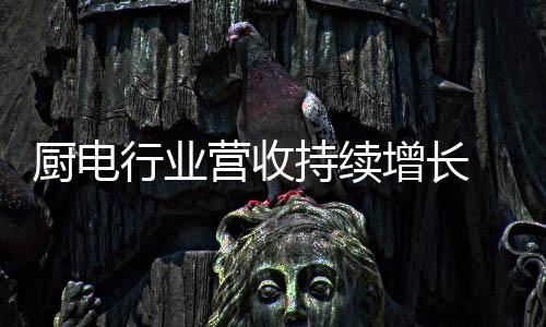 廚電行業營收持續增長 節能環?；厔菝黠@