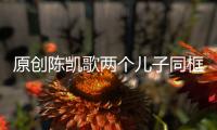 原創陳凱歌兩個兒子同框比帥，兄弟倆顏值超高完美繼承母親陳紅美貌