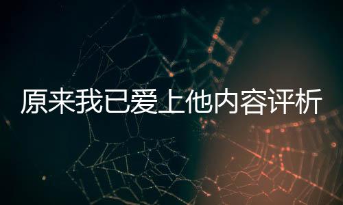 原來我已愛上他內(nèi)容評析