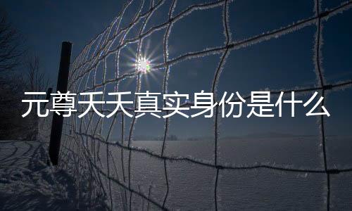 元尊夭夭真實身份是什么貼吧（元尊夭夭真實身份）