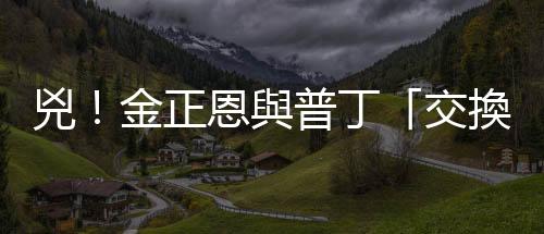 兇！金正恩與普丁「交換禮物」 打開來都有一把槍