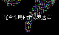 光合作用化學式表達式，光合作用化學表達式是什么