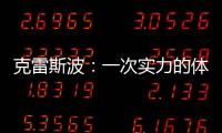 克雷斯波：一次實力的體現
