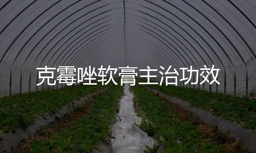 克霉唑軟膏主治功效