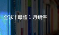 全球半導體 1 月銷售年增 15.2%，估今年雙位數成長