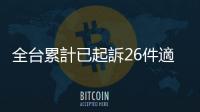 全臺累計已起訴26件適用國民法官案，臺中7件、新北6件最多