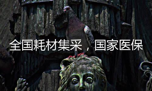 全國耗材集采，國家醫保局局長發聲