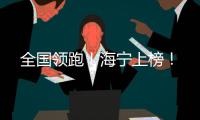 全國領跑！海寧上榜！