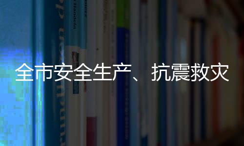 全市安全生產、抗震救災暨道路交通安全綜合整治工作電視電話會議召開