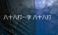 八十八打一字 八十八打一字謎底是什么字