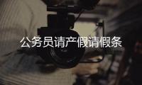 公務(wù)員請產(chǎn)假請假條