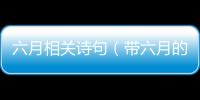 六月相關詩句（帶六月的詩句）