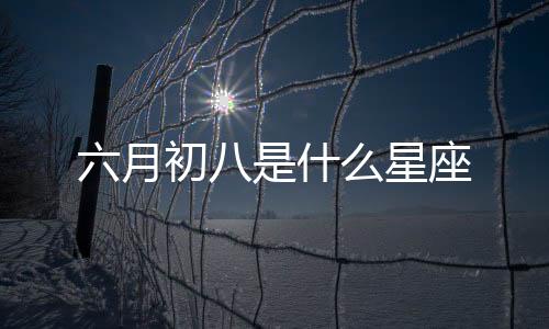 六月初八是什么星座