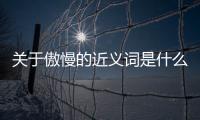 關于傲慢的近義詞是什么到底是什么原因?