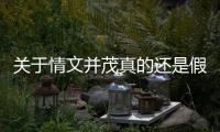 關于情文并茂真的還是假的?