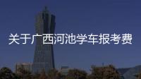 關于廣西河池學車報考費多少錢的信息