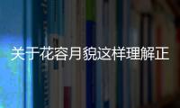 關于花容月貌這樣理解正確嗎?