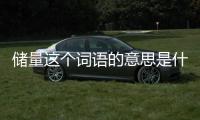 儲量這個詞語的意思是什么（儲量的意思）