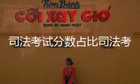 司法考試分數占比司法考試分數