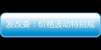發(fā)改委：價格波動特別規(guī)定“特”在四方面