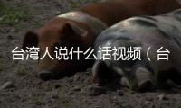臺灣人說什么話視頻（臺灣人說什么話）