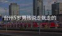 臺州5歲男孩說走就走的旅行