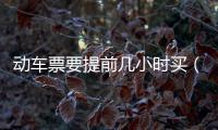 動車票要提前幾小時買（動車票提前幾天買）