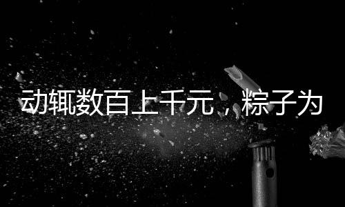 動輒數(shù)百上千元，粽子為何總被“奢侈品化”？