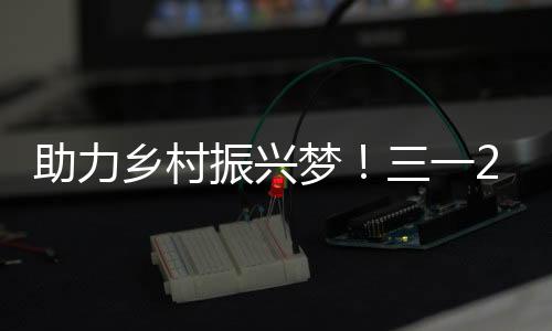 助力鄉(xiāng)村振興夢！三一206攪拌車小身材也有大能量！