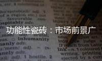 功能性瓷磚：市場(chǎng)前景廣闊 但仍需努力