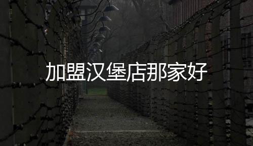 加盟漢堡店那家好