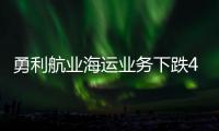 勇利航業(yè)海運(yùn)業(yè)務(wù)下跌46%