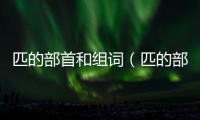 匹的部首和組詞（匹的部首）