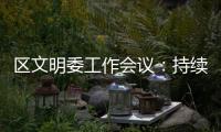 區文明委工作會議：持續深化文明城市創建工作
