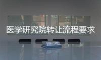 醫學研究院轉讓流程要求