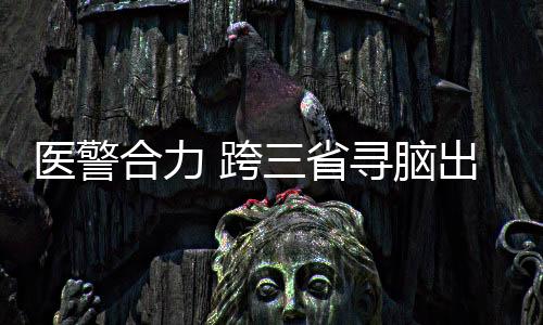 醫警合力 跨三省尋腦出血患者