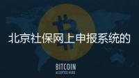 北京社保網上申報系統的外網網址是什么？
