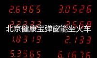 北京健康寶彈窗能坐火車嗎?